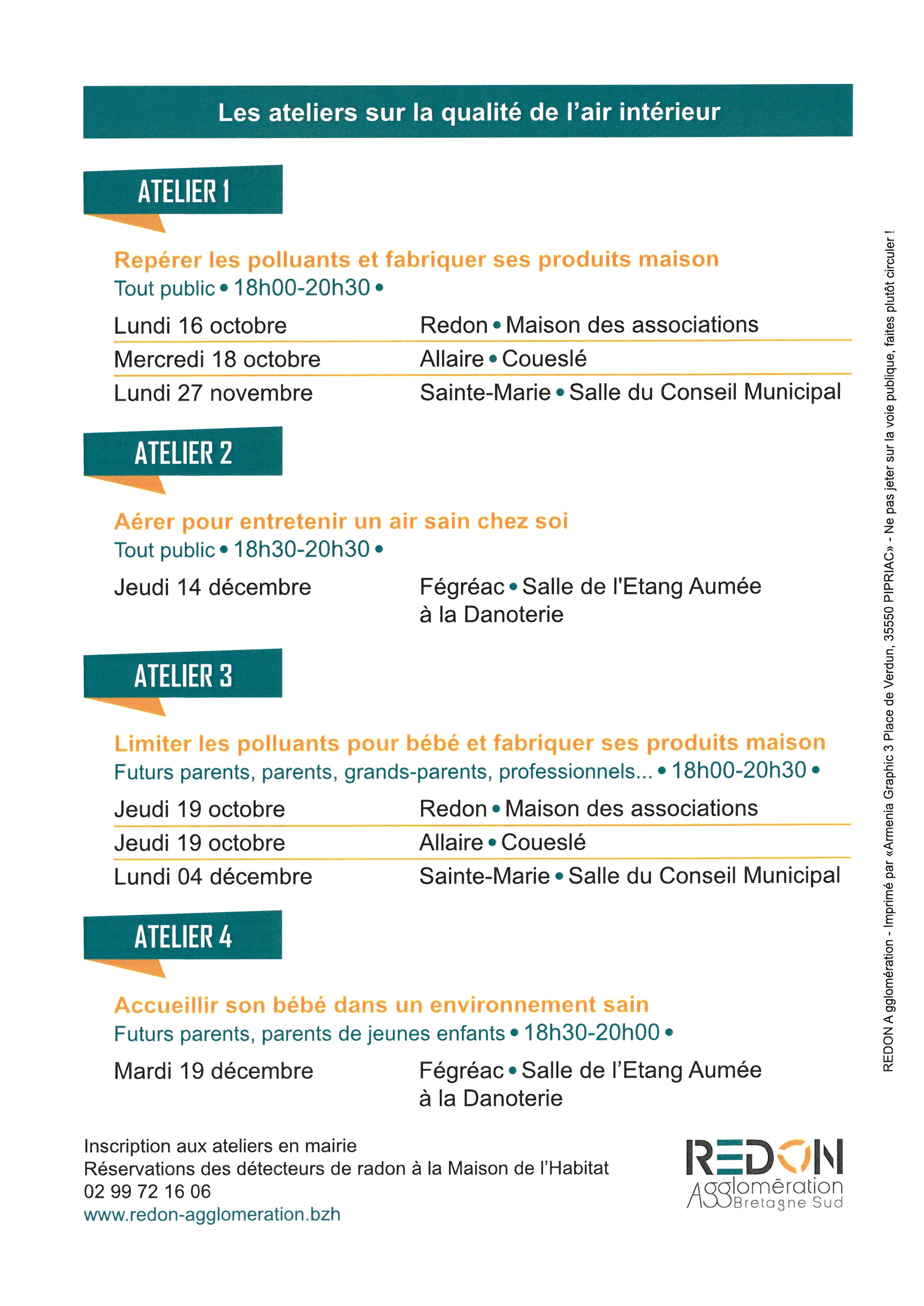atelier qualite air