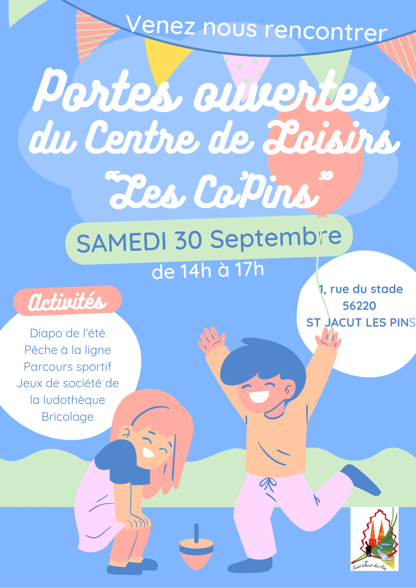 affiche porte ouverte
